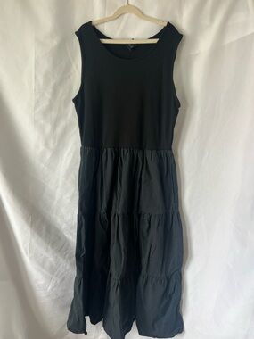 Womens CYNTHIA ROWLEY Black* Tiered Maxi Dress